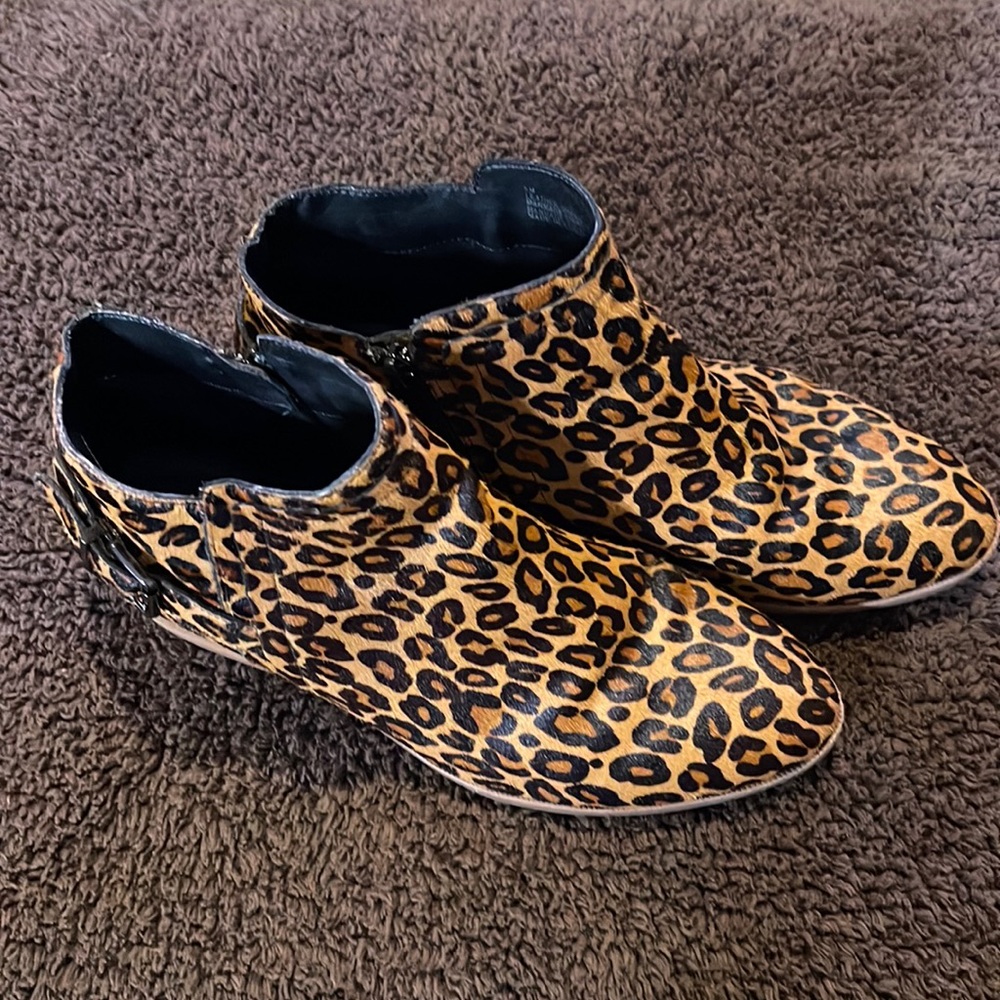 Gianni Bini Leopard Booties 8